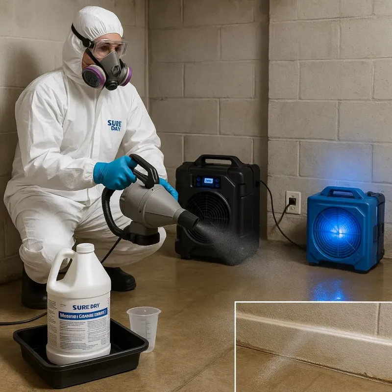 Sanitization and Odor Removal process in Michigan Center, MI
