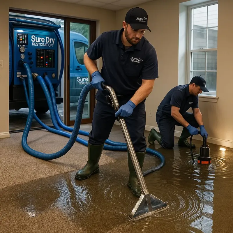 Water Extraction and Removal process in Michigan Center, MI